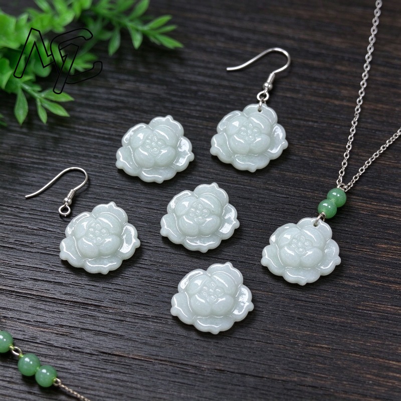 Beading - 5 piezas de dijes de flor