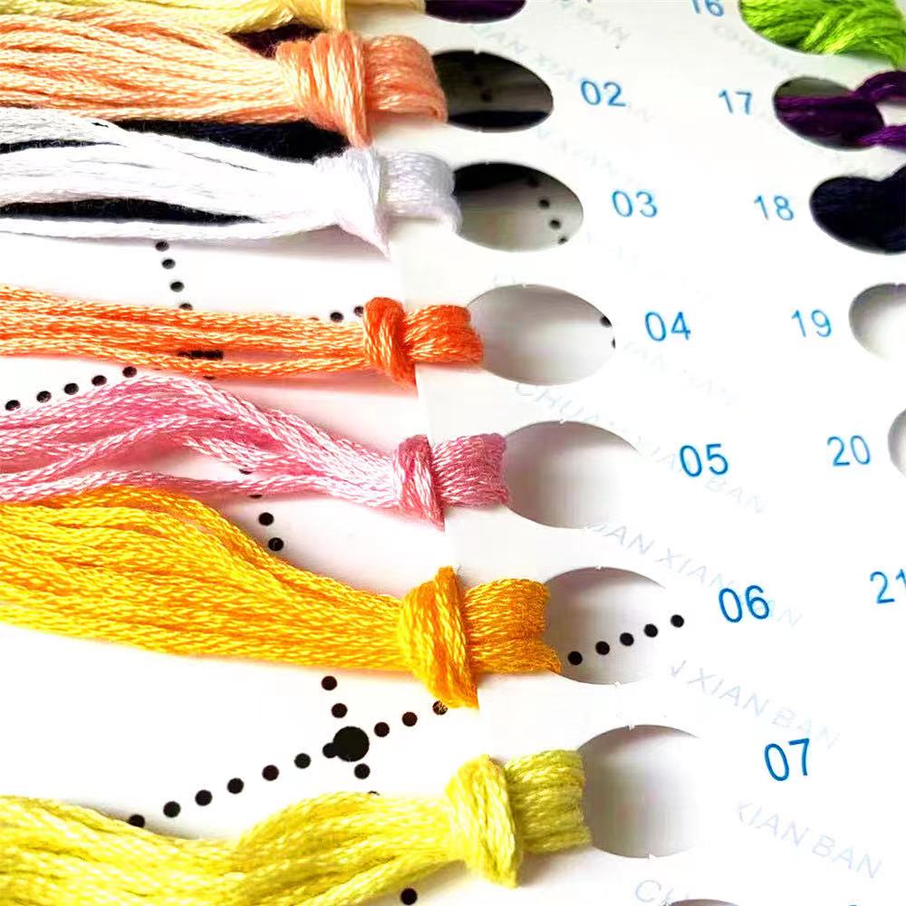Kits de Punto de Cruz ZZ6025,  - Cotton Embroidery Thread Skeins reseña y precio