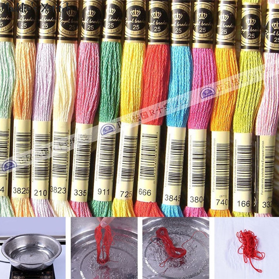 6702 Kits de Punto de Cruz DIY - Cotton Embroidery Thread Skeins reseña y precio