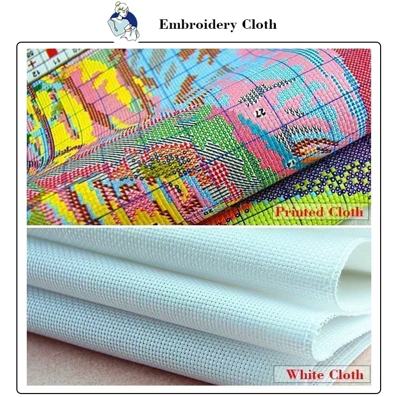 Kit de Punto de Cruz Estampado - Cotton Embroidery Thread Skeins reseña y precio