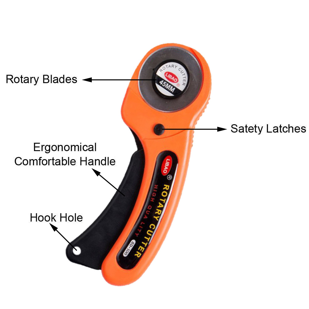 Cuchillas de 45 mm para cortad - Rotary Cutter For Fabric 45Mm reseña y precio