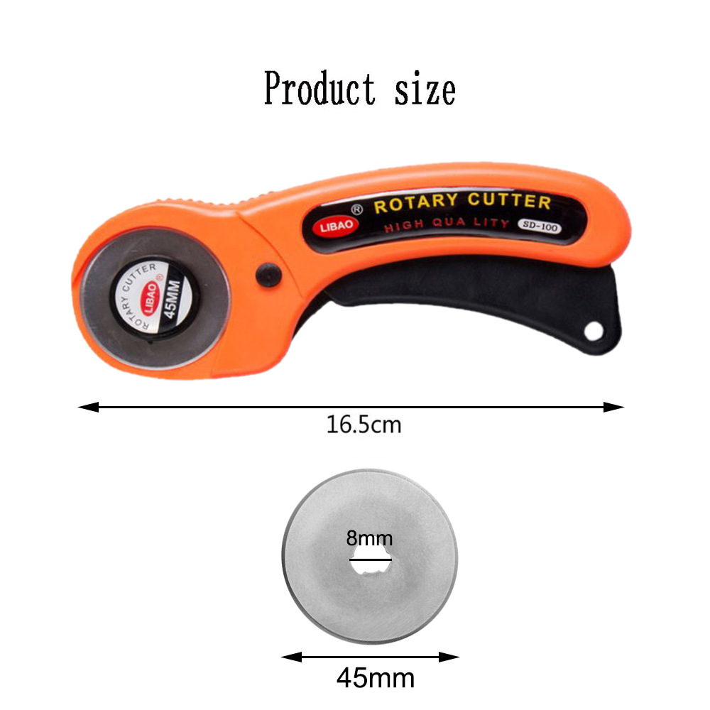 Cuchillas de 45 mm para cortad - Rotary Cutter For Fabric 45Mm reseña y precio