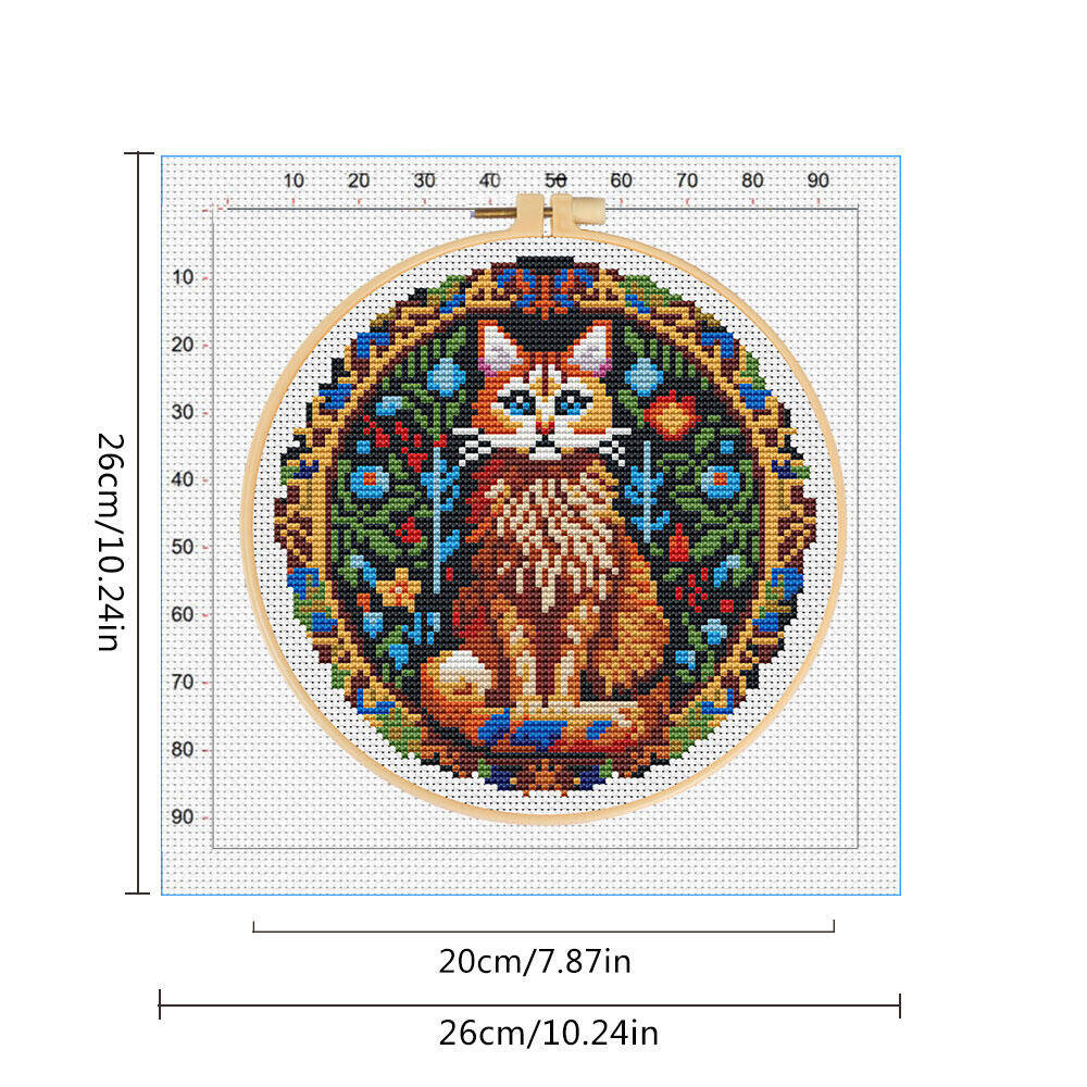 DIY punto de cruz gato Animal  - Cotton Embroidery Thread Skeins reseña y precio