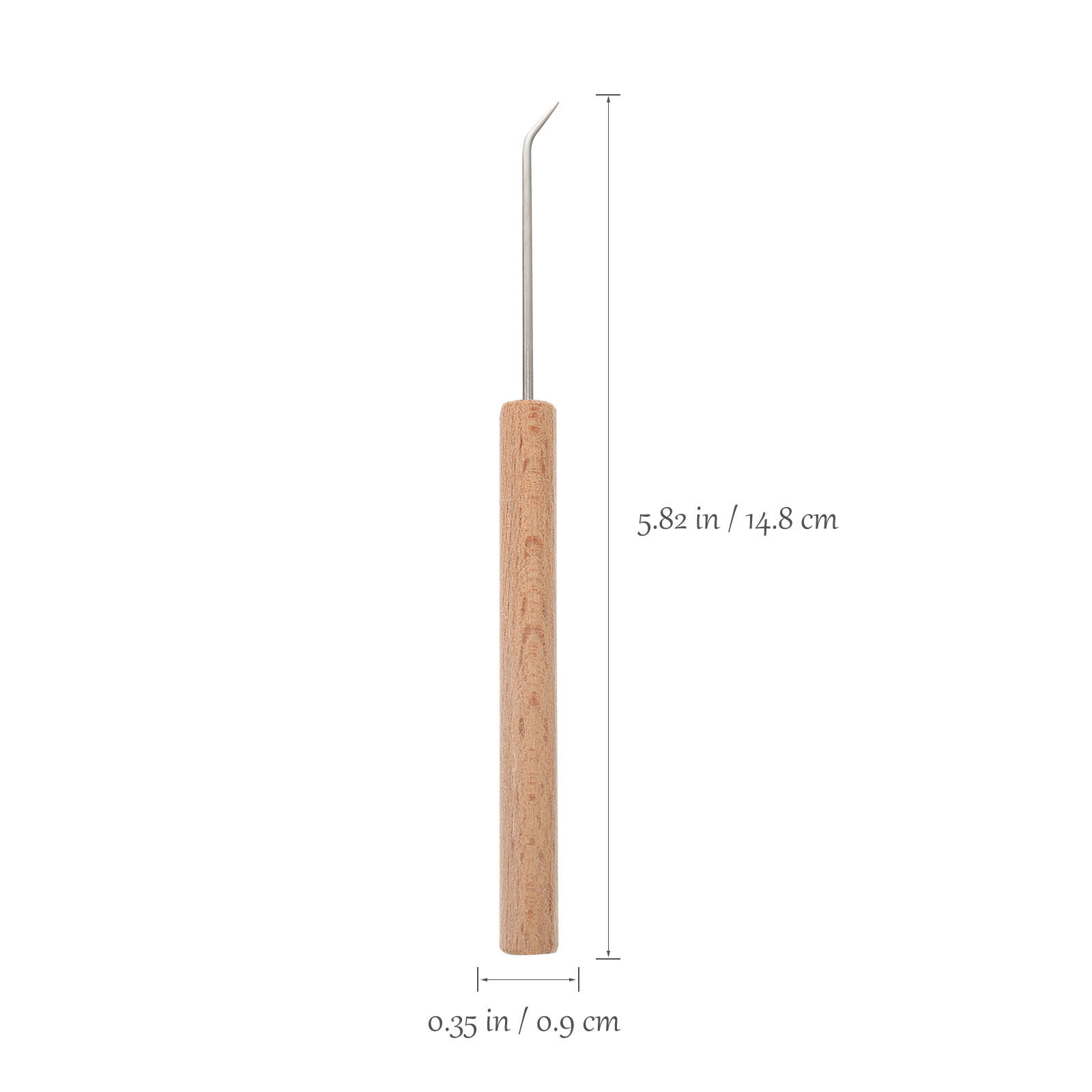 Agujas de ganchillo con mango  - Wooden Crochet Hooks Ergonomic Handle reseña y precio
