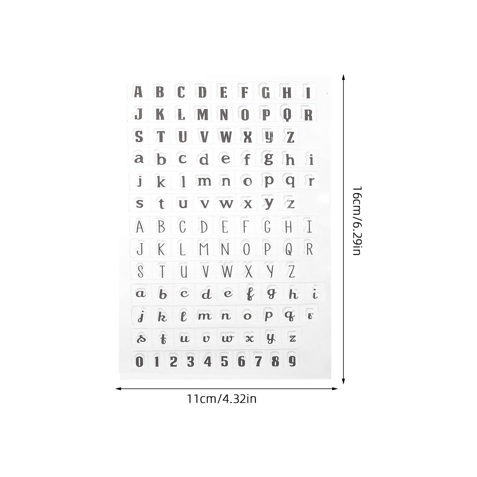 4 unidades de sellos de silico - Clear Silicone Stamps For Card Making reseña y precio