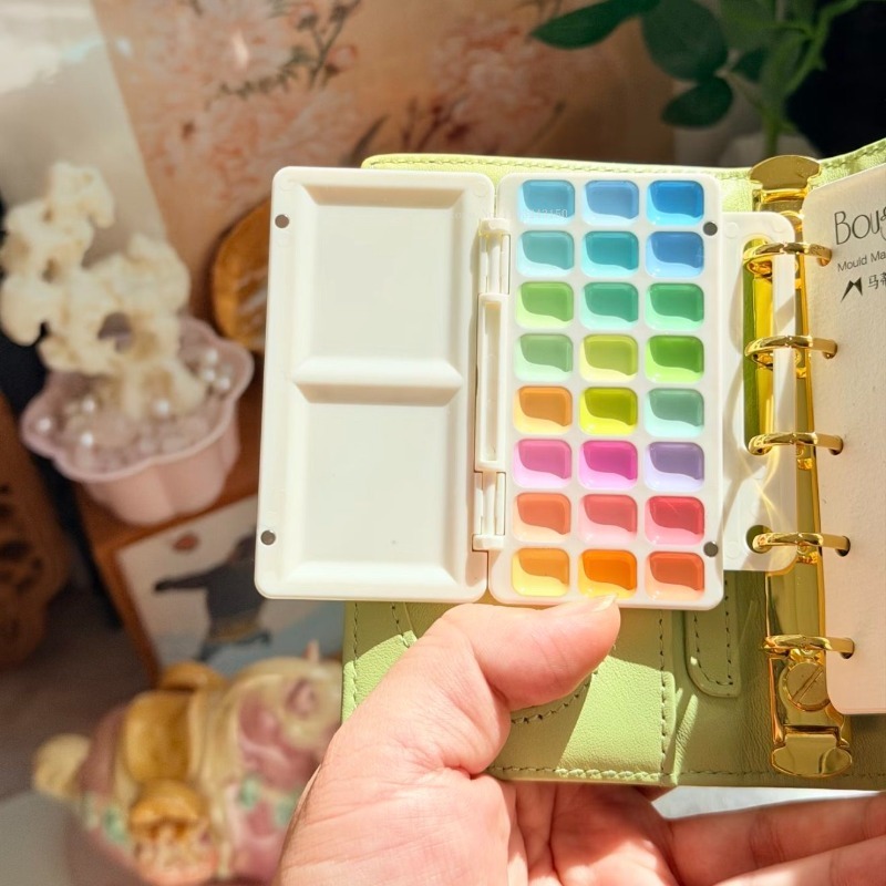 Pigmento de acuarela sólido op - Watercolor Paint Set Solid Pigment reseña y precio