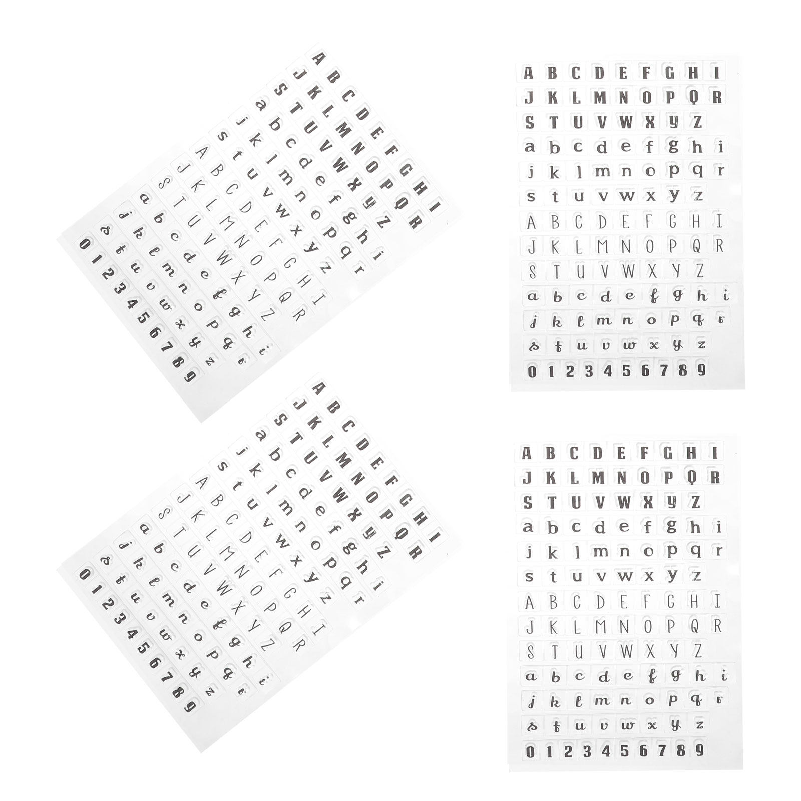4 unidades de sellos transpare - Clear Silicone Stamps For Card Making reseña y precio