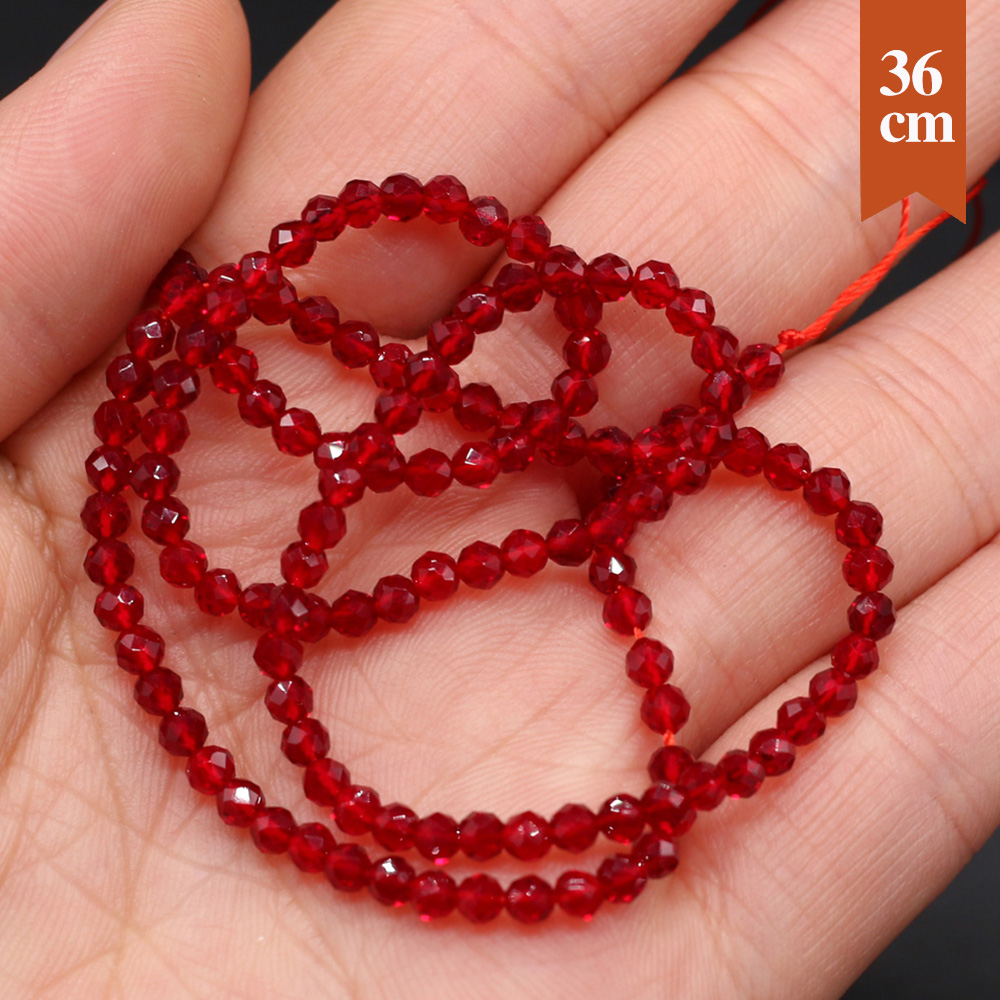10 hebras de espinela roja Nat - Glass Seed Beads 2Mm Jewelry Making reseña y precio